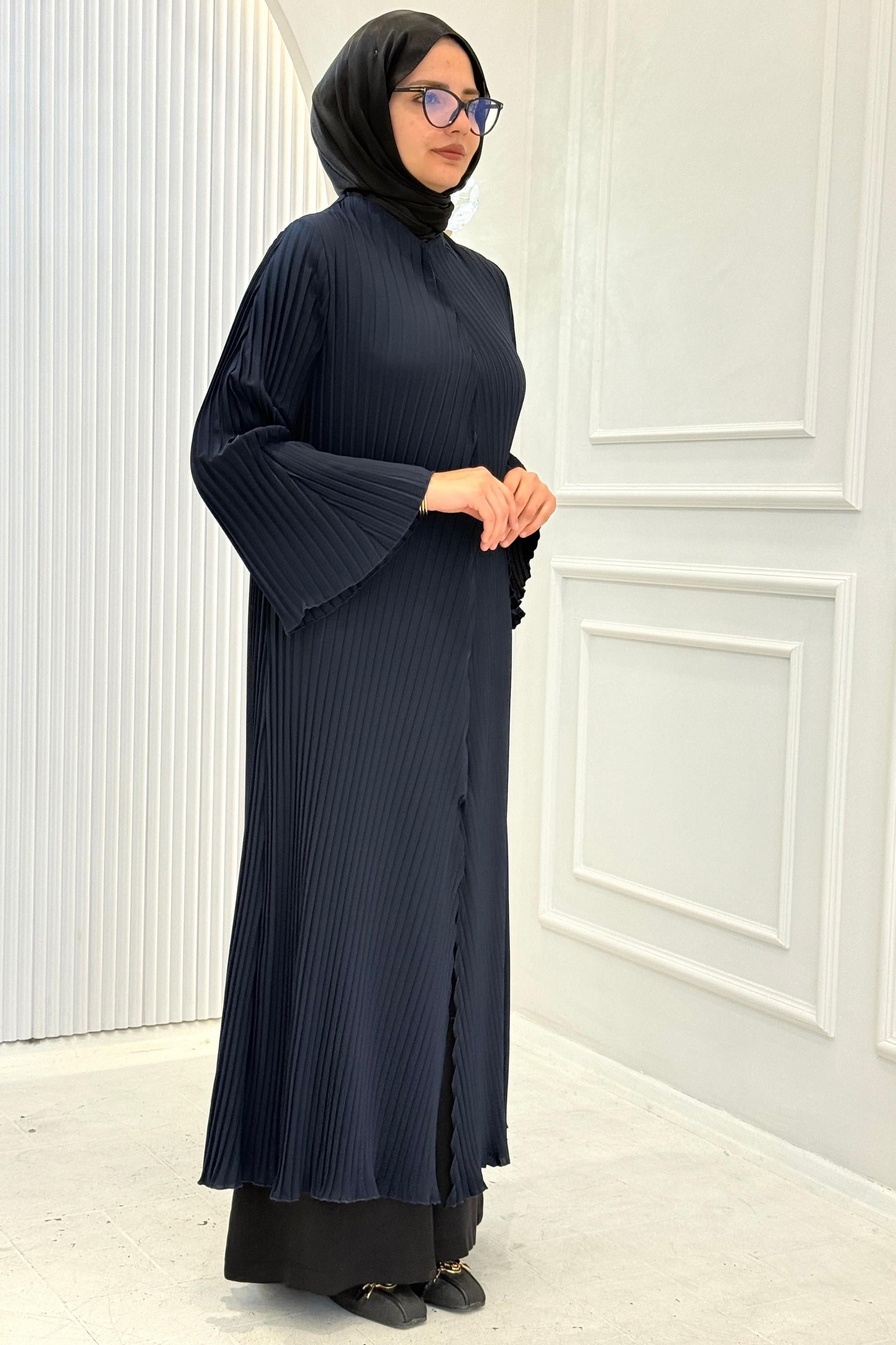 Piliseli Abaya Lacivert OTW2415