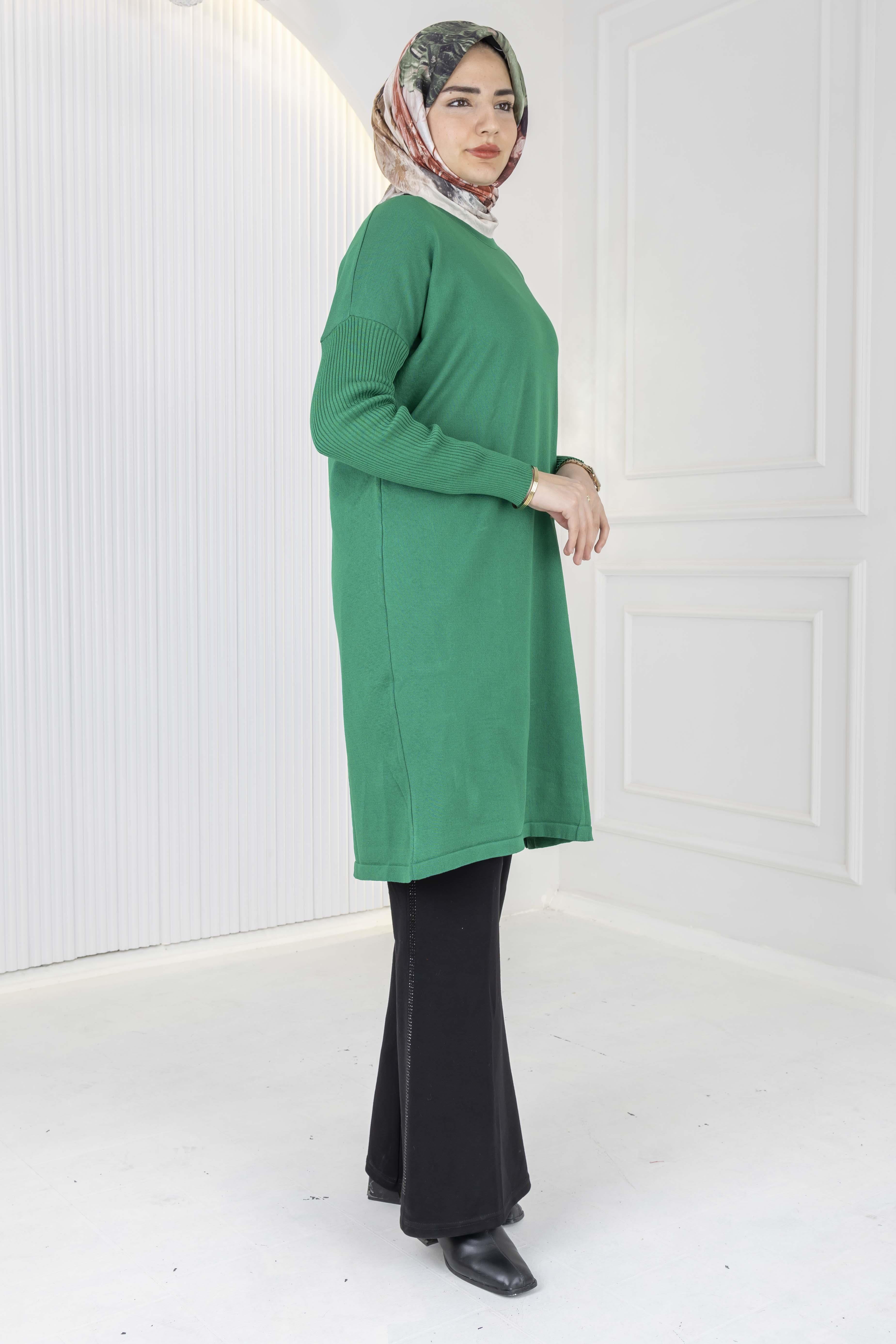 Rayon Kollu Merserize Triko Tunik Benetton OTW118