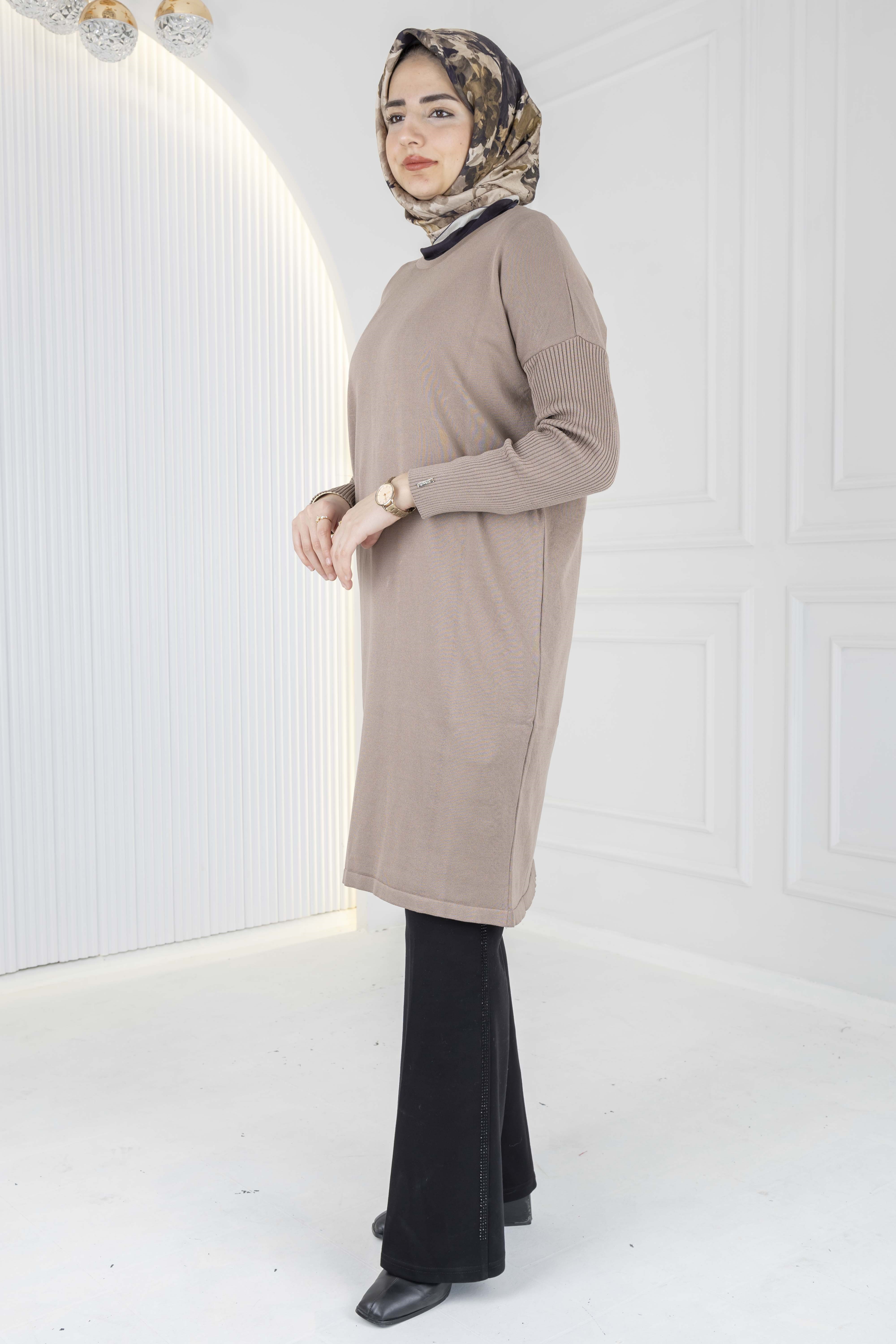 Rayon Kollu Merserize Tunik Vizon OTW118