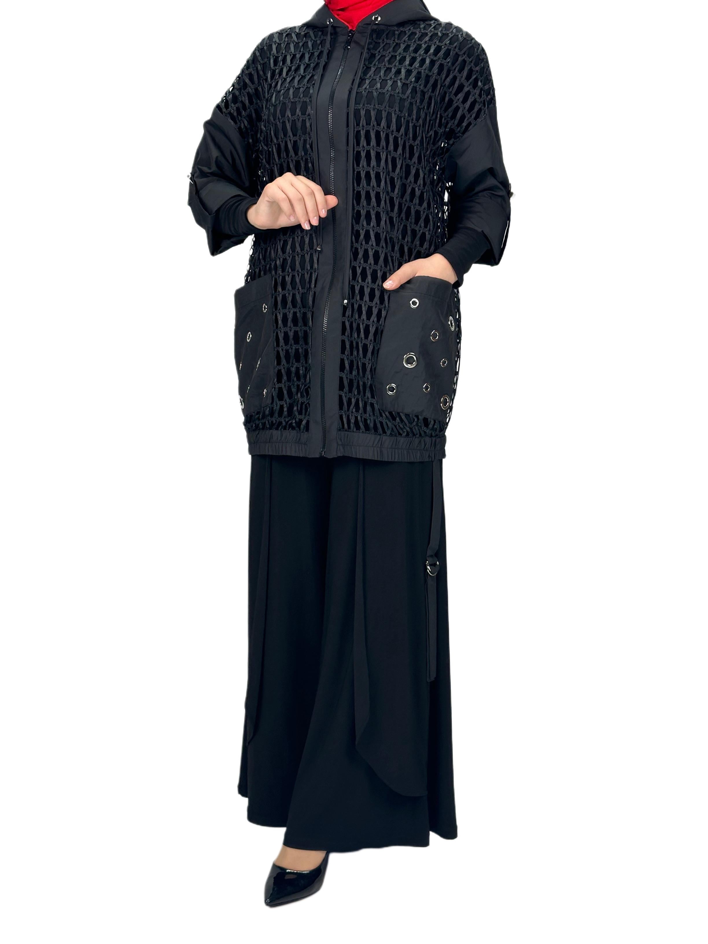 Üçlü Takım Siyah OTW43829