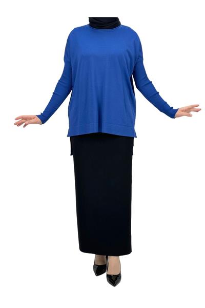 Merserize Triko Bluz Saks OTW1929