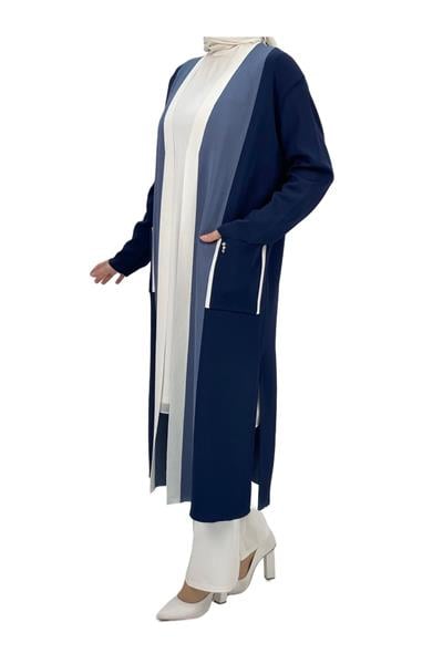 Merserize Triko Hırka Lacivert OTW2916