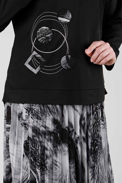 Büyük Beden Etekli Takım Gümüş OTW35063