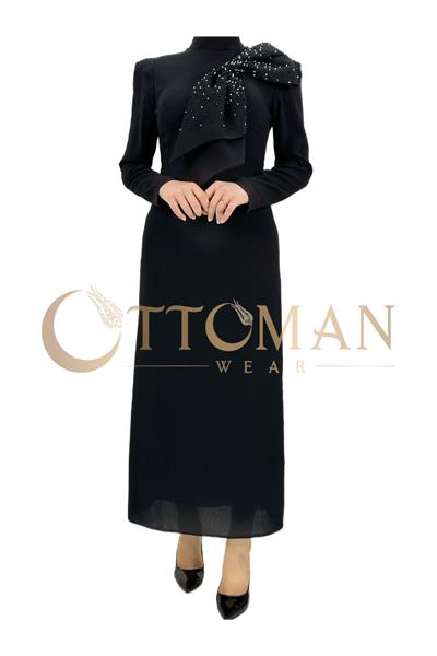 Fiyonk Elbise Siyah OTW3580