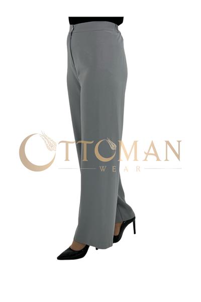 Krep Pantolon Gri OTW6558