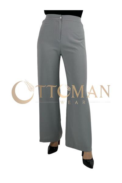 Krep Pantolon Gri OTW6558