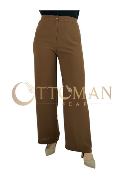 Krep Pantolon Kahve OTW6558