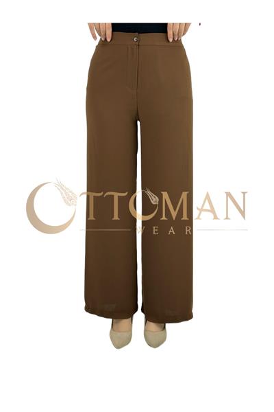 Krep Pantolon Kahve OTW6558