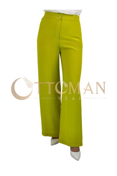 Krep Pantolon Yağ Yeşili OTW6558