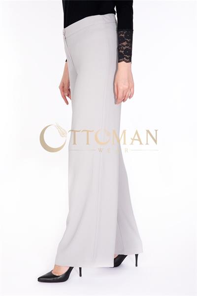 Bol Paça Krep Pantolon Gri OTW703