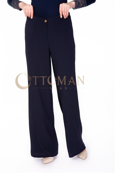 Bol Paça Krep Pantolon Lacivert OTW703