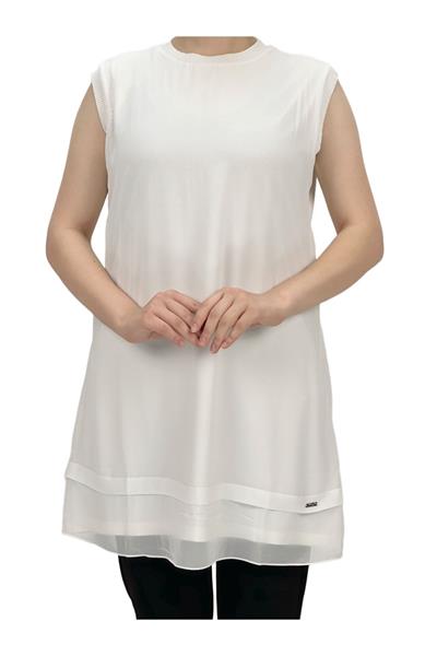 Rayon Kolsuz Şifon İçlik Ekru OTW775