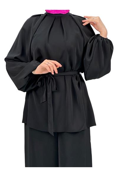 Krep Kumaş Takım Siyah OTW8244