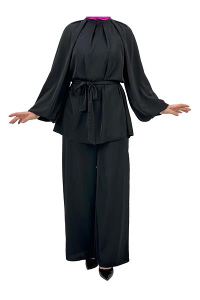 Krep Kumaş Takım Siyah OTW8244