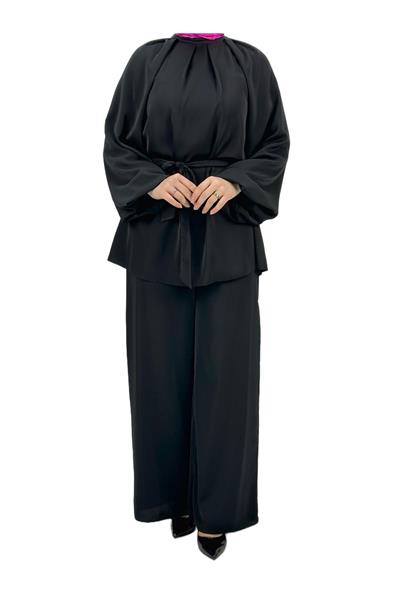 Krep Kumaş Takım Siyah OTW8244