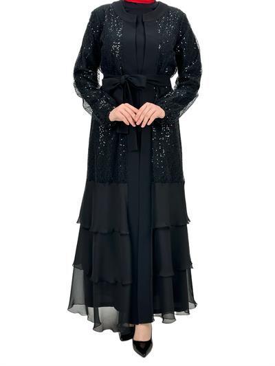 Abayalı Takım Siyah OTW36119