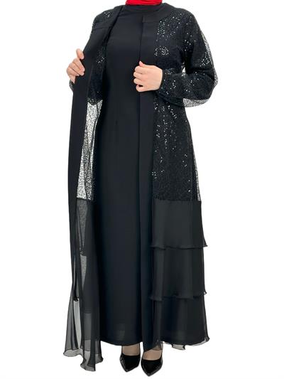 Abayalı Takım Siyah OTW36119