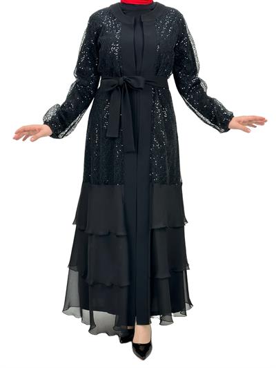 Abayalı Takım Siyah OTW36119