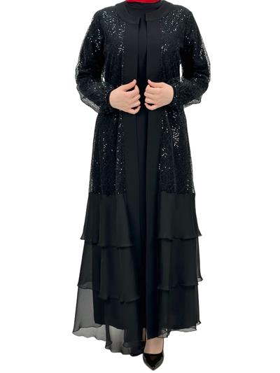 Abayalı Takım Siyah OTW36119