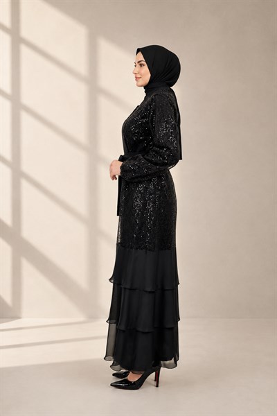 Abayalı Takım Siyah OTW36119
