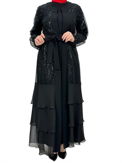 Abayalı Takım Siyah OTW36119