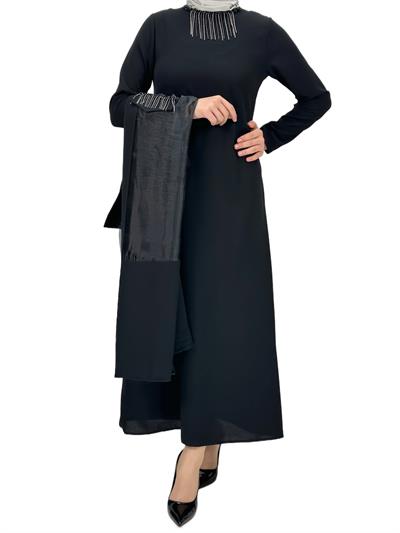 Abayalı Takım Siyah OTW4507