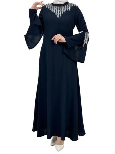 Abiye Elbise Lacivert OTW36222