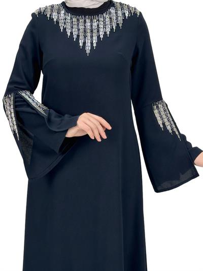 Abiye Elbise Lacivert OTW36222