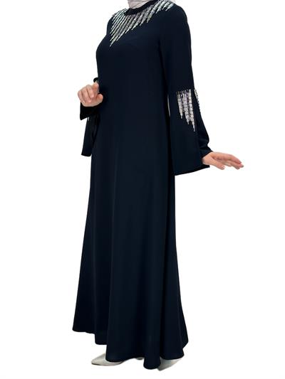 Abiye Elbise Lacivert OTW36222