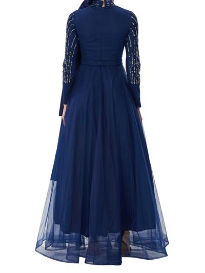 Abiye Elbise Lacivert OTW4437