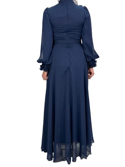 Abiye Elbise Lacivert OTW4588