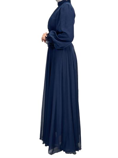 Abiye Elbise Lacivert OTW4588