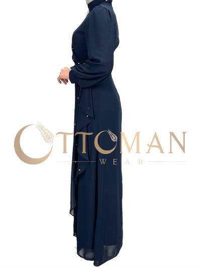 Abiye Elbise Lacivert OTW4607