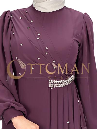 Abiye Elbise Mürdüm OTW4607