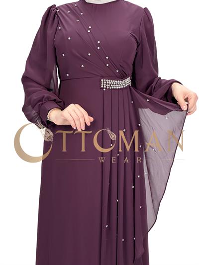 Abiye Elbise Mürdüm OTW4607