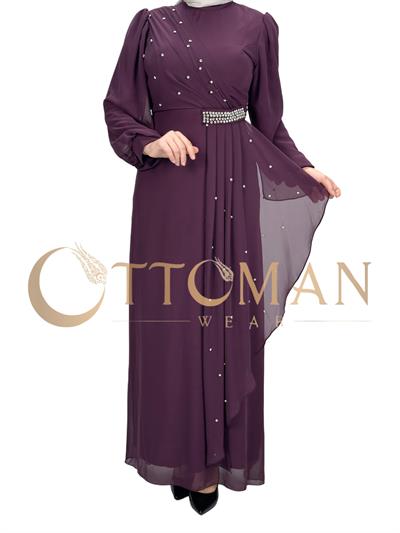 Abiye Elbise Mürdüm OTW4607