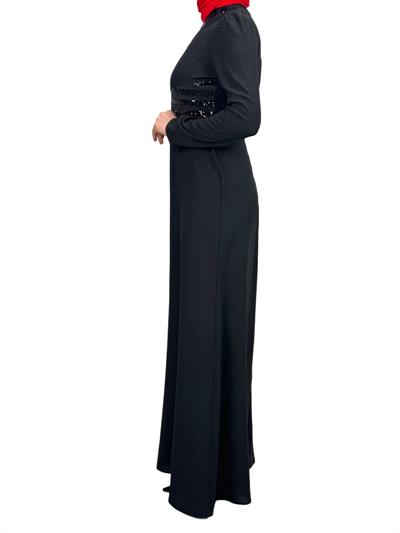 Abiye Elbise Siyah OTW2711