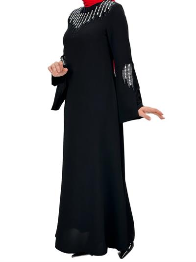 Abiye Elbise Siyah OTW36222