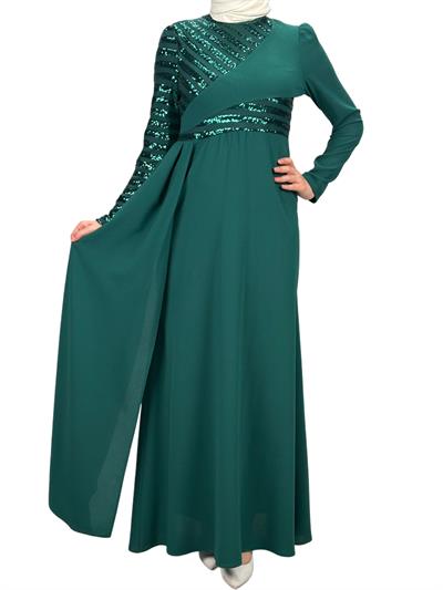 Abiye Elbise Zümrüt OTW2711