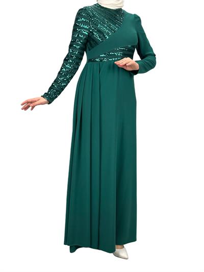 Abiye Elbise Zümrüt OTW2711