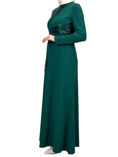 Abiye Elbise Zümrüt OTW2711