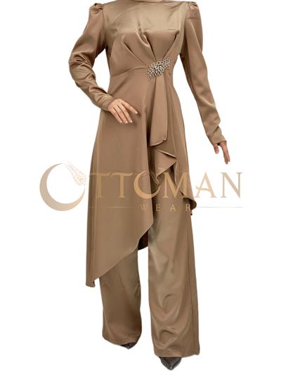 Abiye Saten Takım Vizon OTW40911