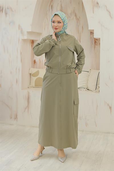 Armine Etekli Takım Haki OTW627