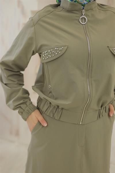 Armine Etekli Takım Haki OTW627