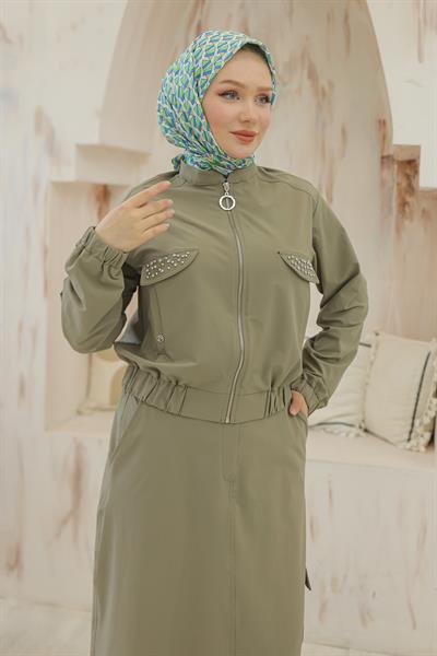 Armine Etekli Takım Haki OTW627