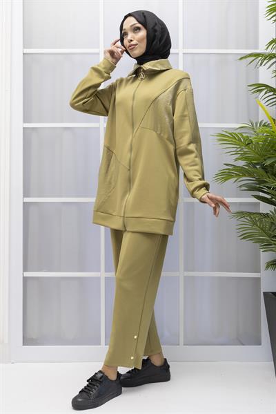 ARMİNE PENYE SPOR TAKIM Yağ Yeşili OTW646