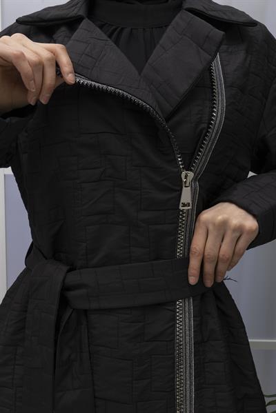 ARMİNE TREND KAPİTONE KAP Siyah OTW811