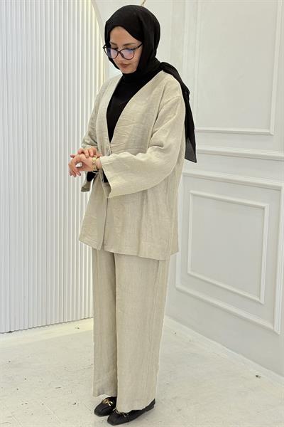 Armine Trend Pantolonlu Takım Taş OTW634-1