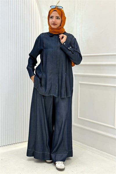 Armine Trend Tensel Kot Takım Lacivert OTW6104