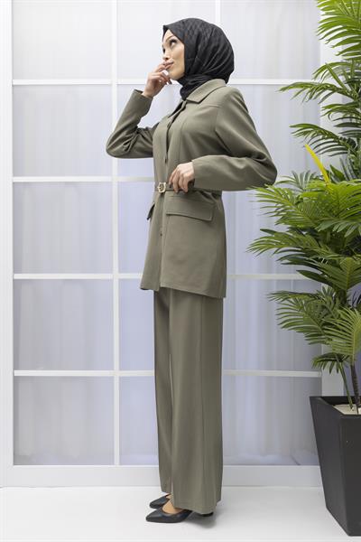ASTARLI CEKET PANTOLON TAKIM Haki OTW2556